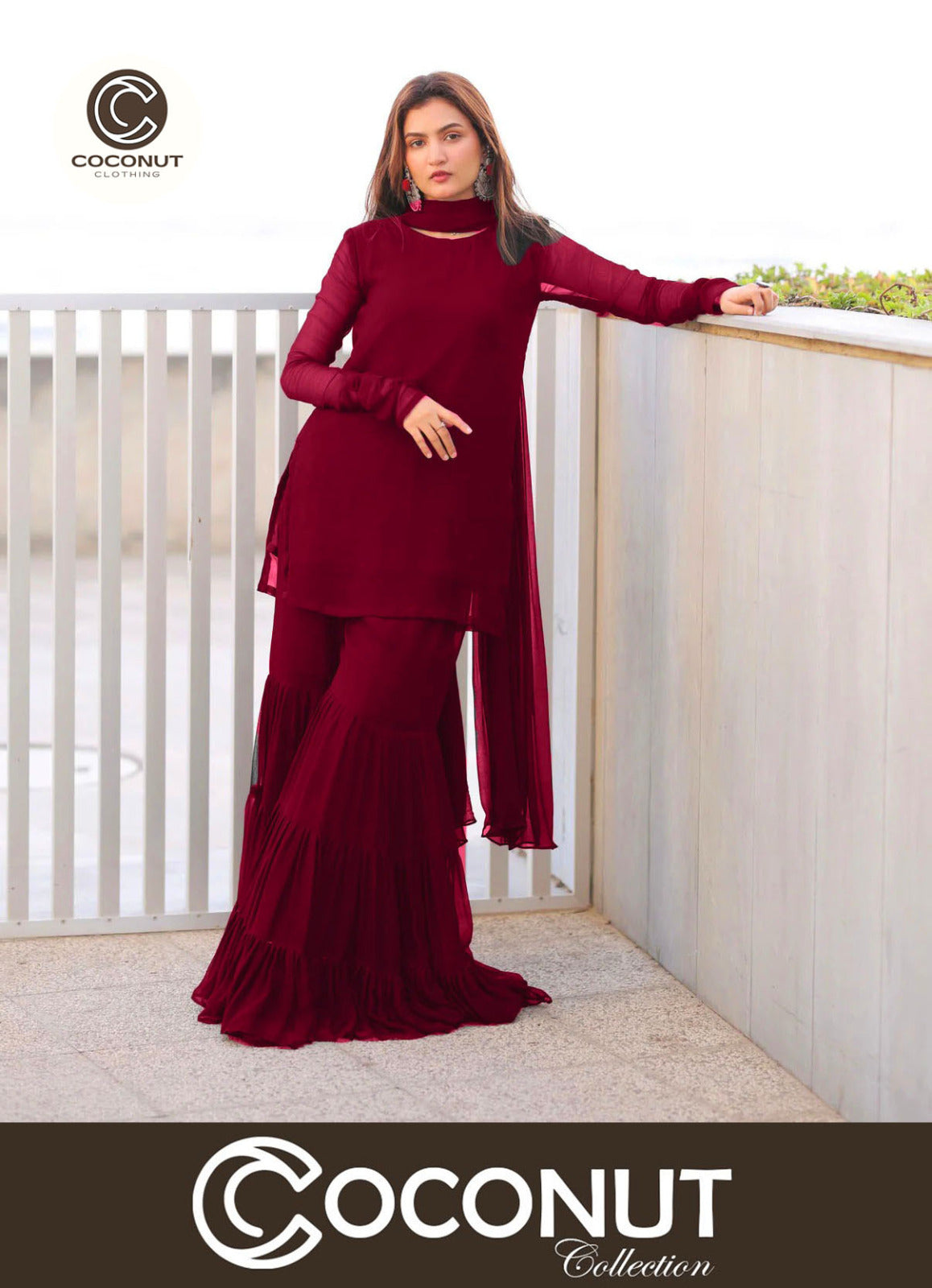 Long Garara style with Short Shirt 3PCs