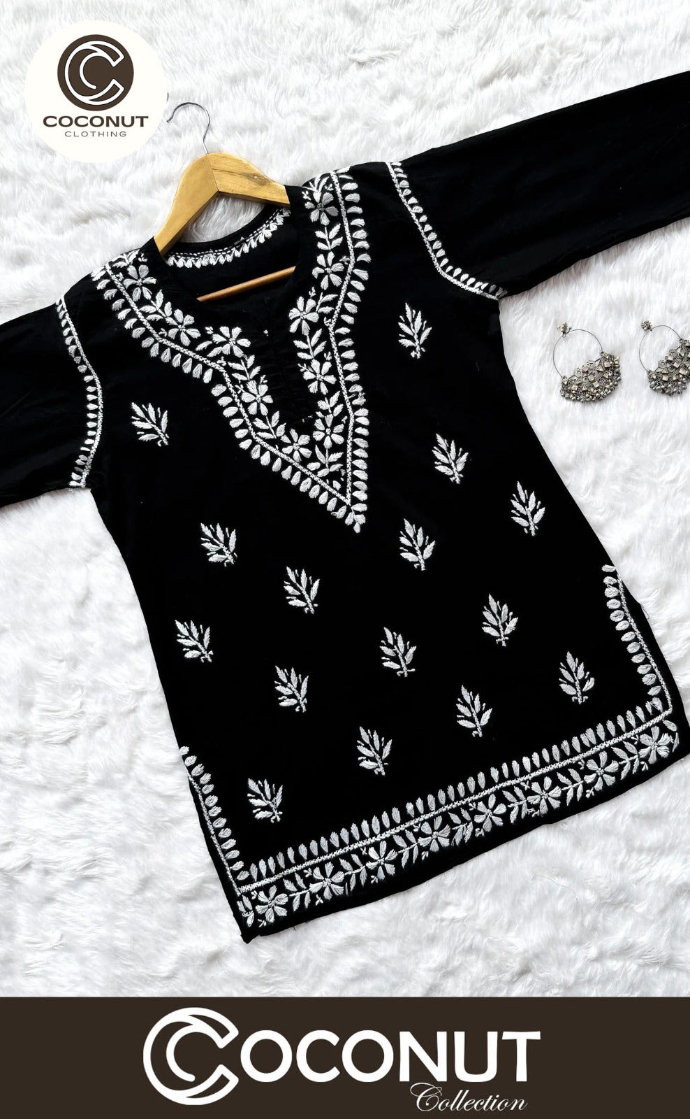 Indian Style Short Embroidered Kurti
